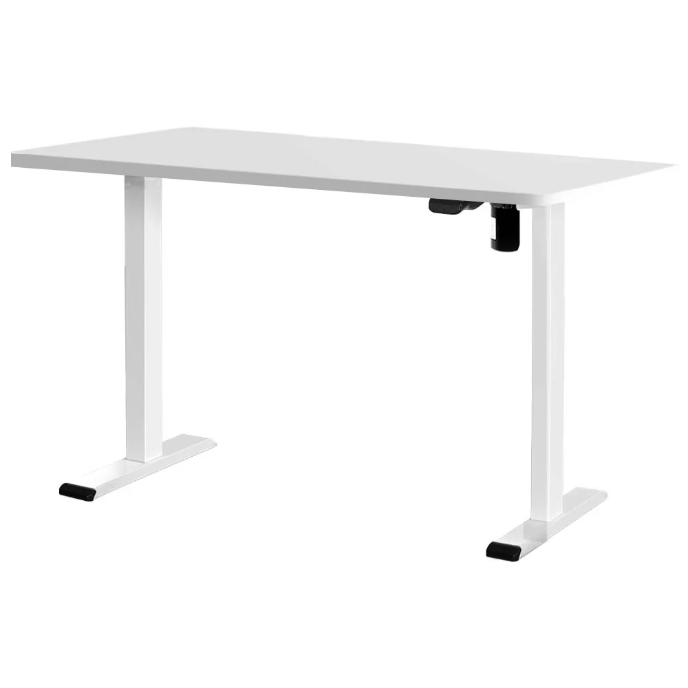 Artiss Standing Desk Motorised Sit Stand Desks White 140cm - Nurns