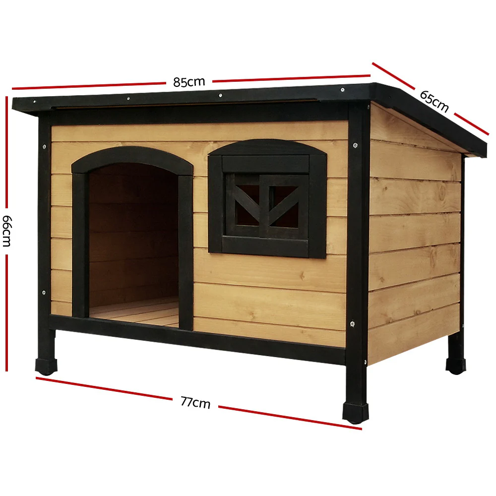 Dog Kennel Kennels Outdoor Wooden Pet House Cabin Puppy Large Outside Large - Nurns