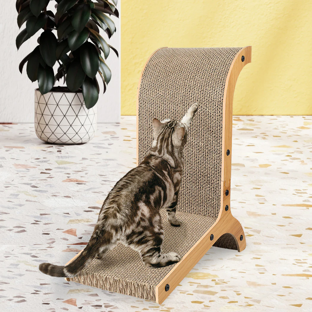 Cat Scratch Pad Cardboard Kitten Cat Scratcher Scratching Board Scatch Toy - Nurns