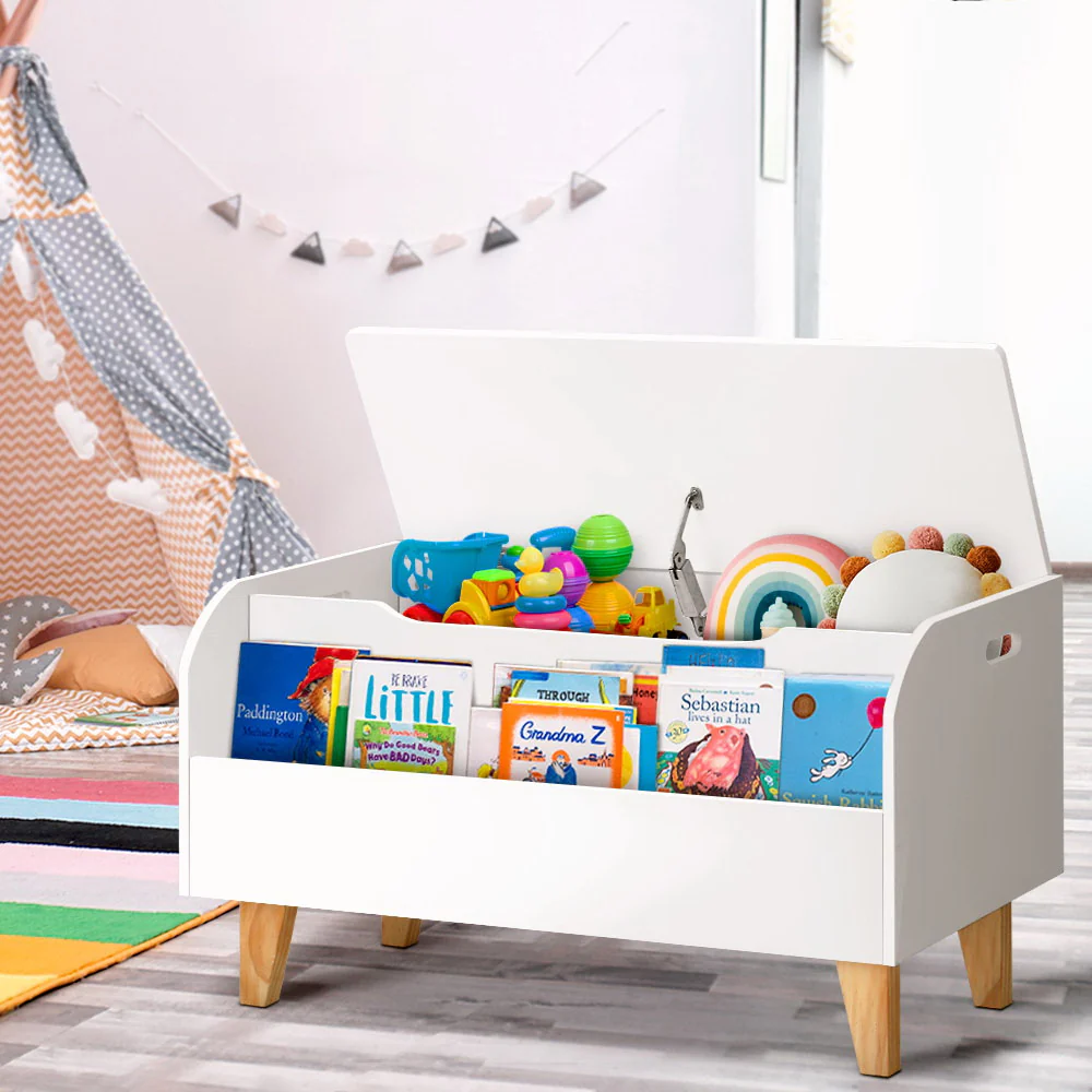 Kids Toy Box Bookshelf Storage Organiser Display - Nurns