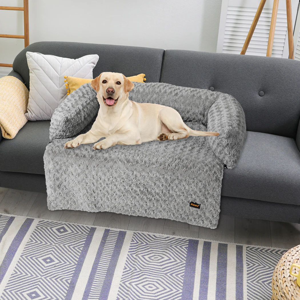 Dog Couch Protector Furniture Sofa Cover Cushion Washable Removable Cover Medium - Grey Medium - Nurns