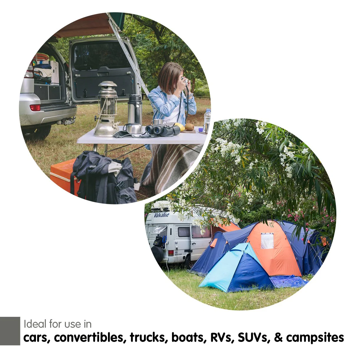 Heated Electric Car Blanket 150x110cm 12V - Black - Nurns