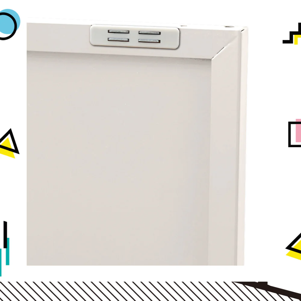 Magnus Buffet Sideboard Metal Cabinet - White - Nurns