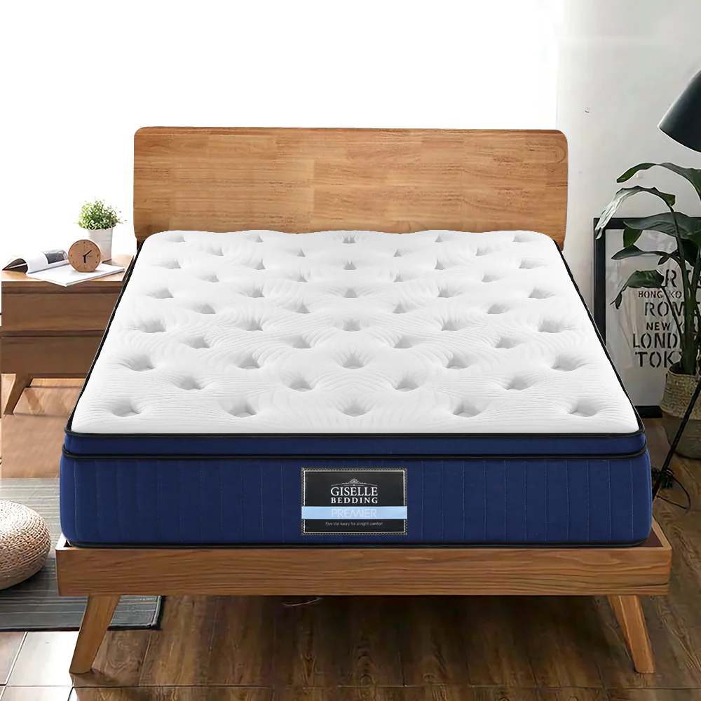 Ava 34cm Thick Euro Top Cool Gel Pocket Spring Mattress - Double - Nurns