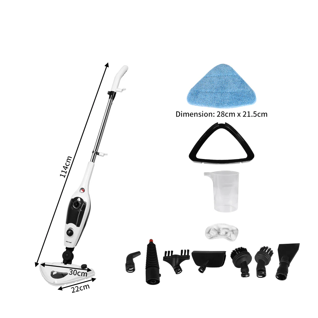 Floor Carpet Window Cleaning Steam Mop Handheld Cleaner Multi Function - Nurns