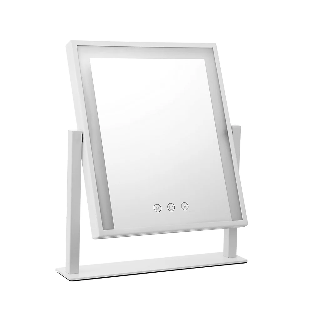 Hollywood Makeup Mirror with Dimmable Bulb Lighted Dressing Mirror - Nurns