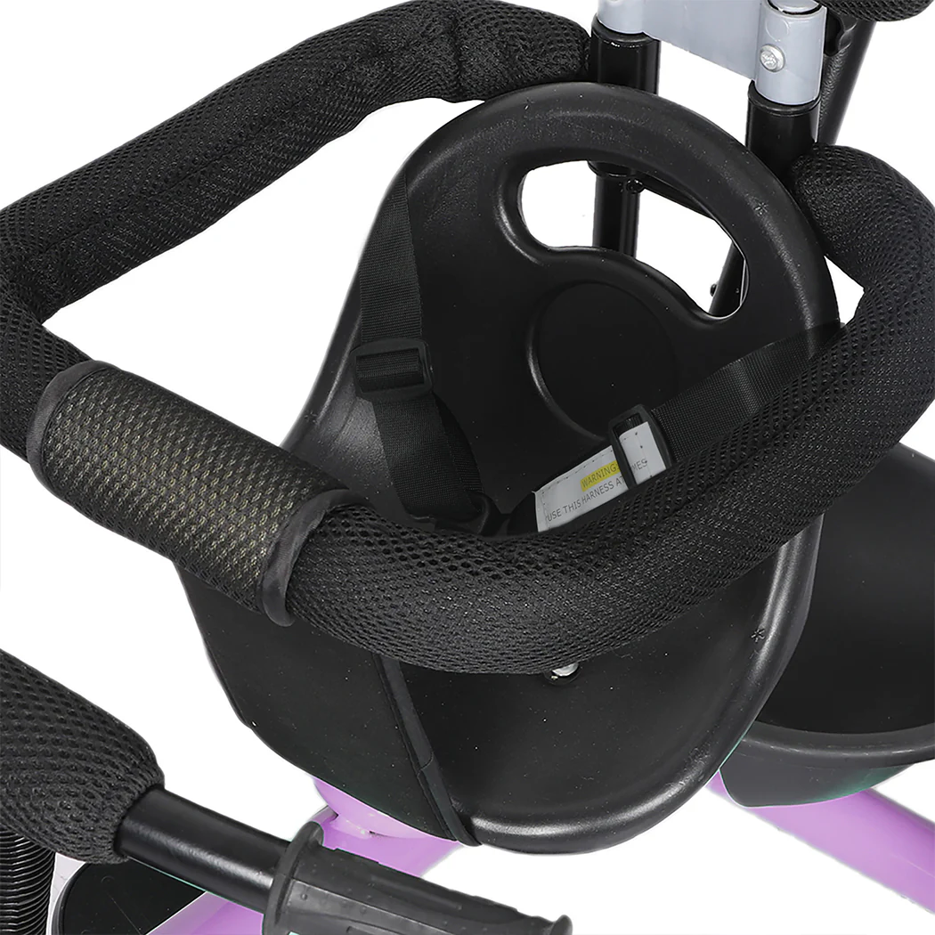 Kids Tricycle Ride On Trike Toddler - Purple - Nurns