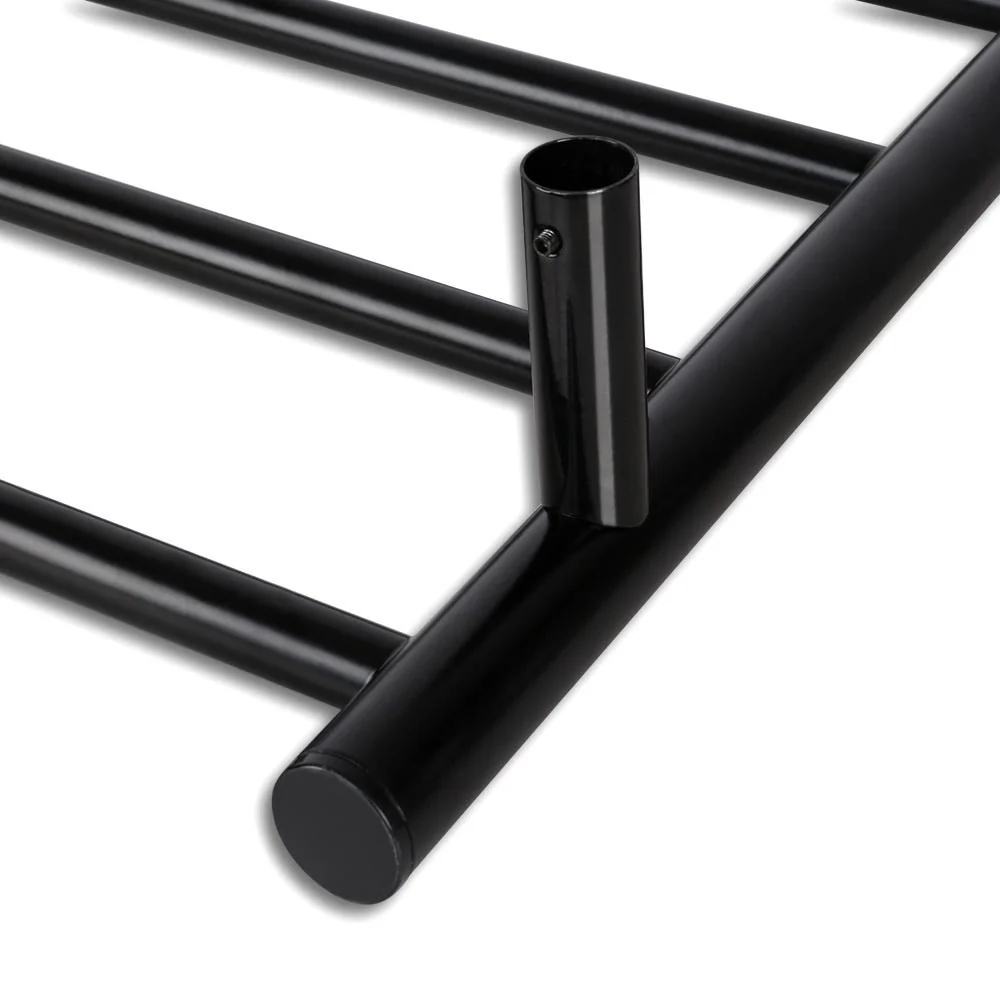 Electric Heated Towel Rail Rack 5 Bars Wall Mounted Clothes Dry Warmer - Nurns