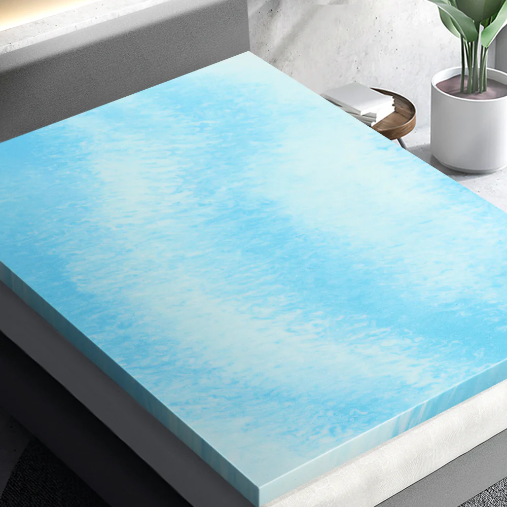 Queen Giselle Bedding Memory Foam Mattress Topper Gel 5cm - Nurns