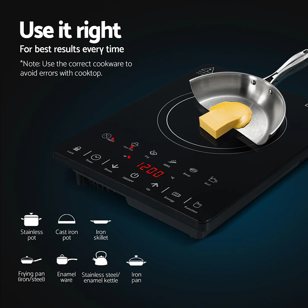Devanti Electric Ceramic Cooktop 30cm - Nurns