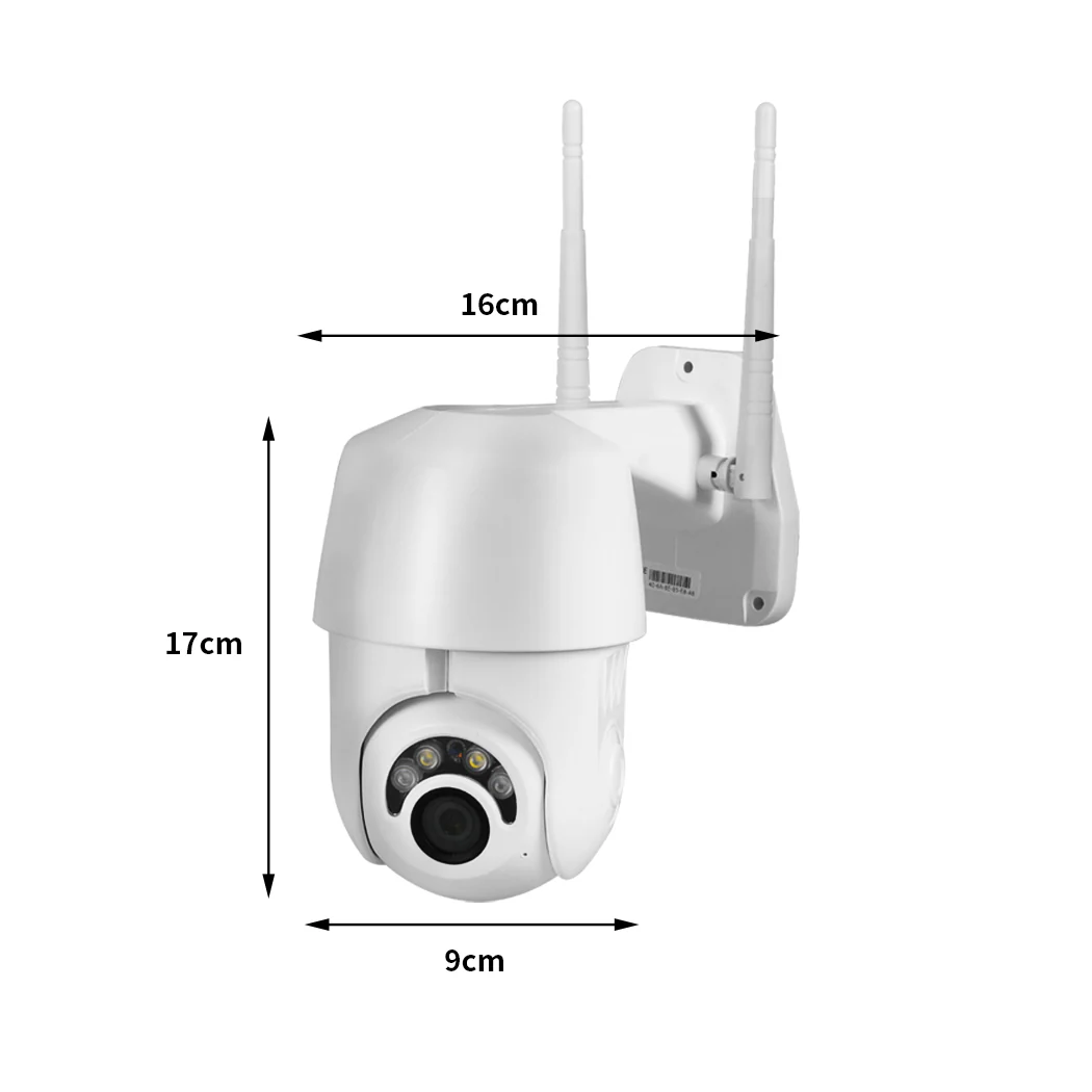Security Camera  IP 1080P Wireless Full HD Night Vision Waterproof Outdoor CCTV - Nurns