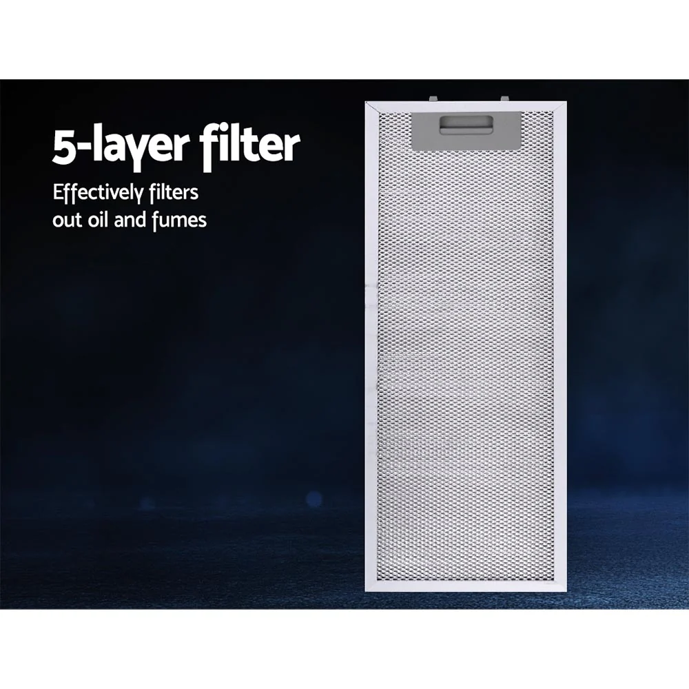 Devanti 520mm Range Hood 52cm Rangehood Stainless Steel - Nurns