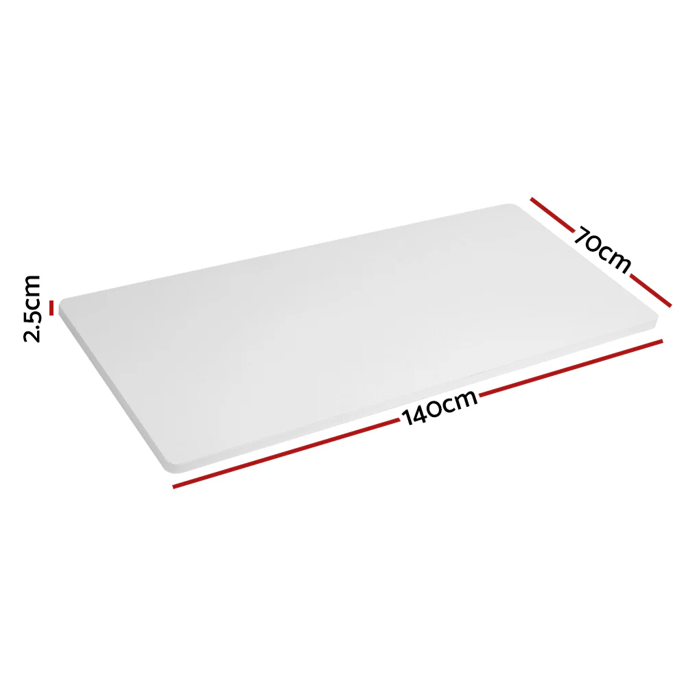 Artiss Standing Desk Top White 140cm - Nurns