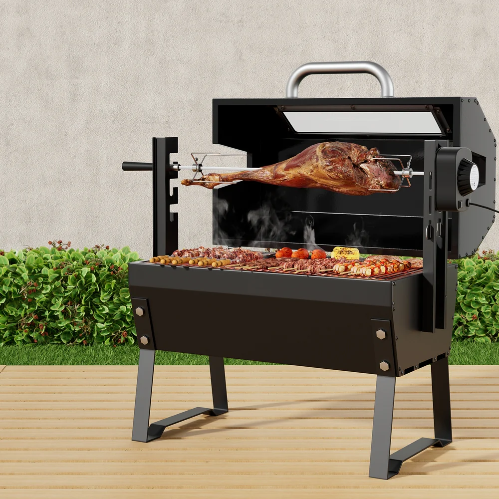 BBQ Grill Charcoal Electric Smoker Roaster - Nurns