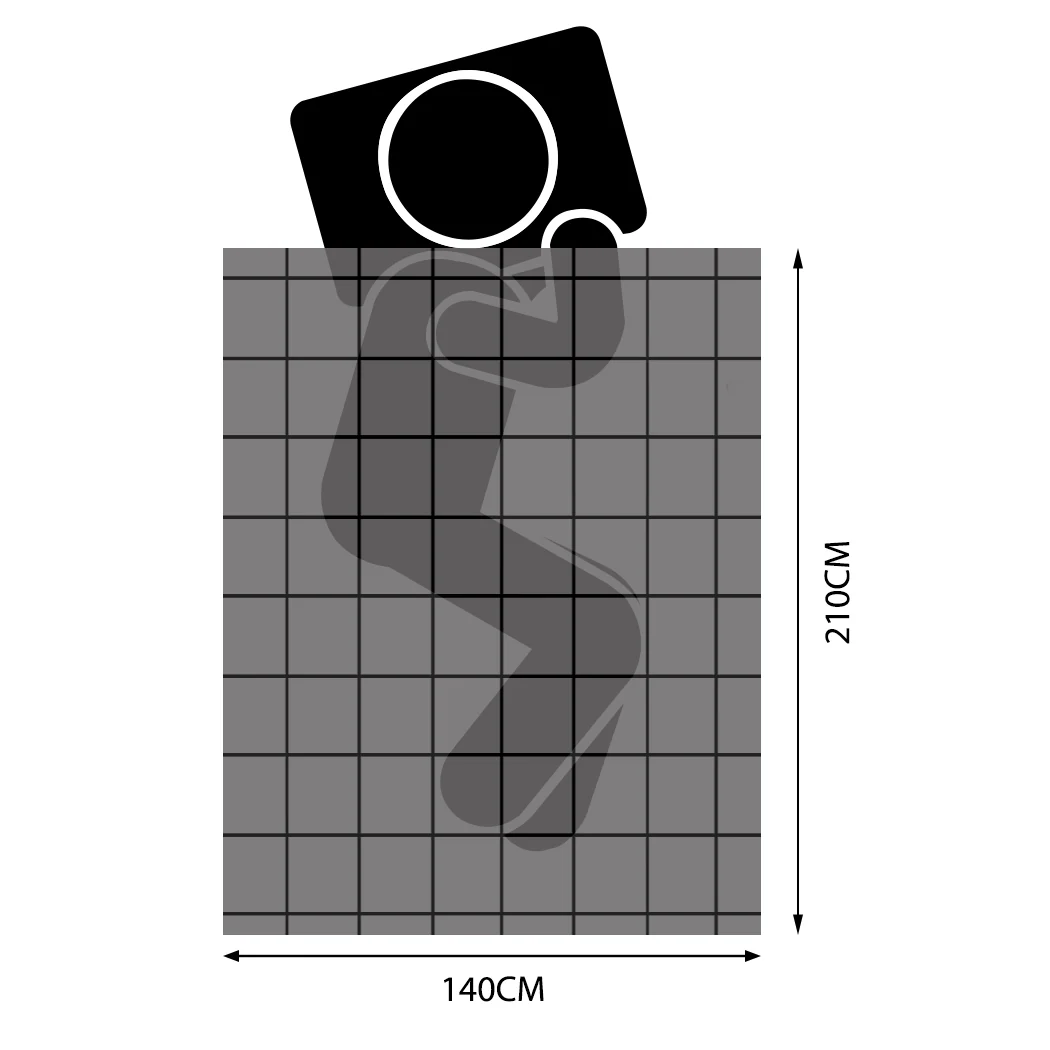 Single Dreamz Duck Down Feather Quilt 200GSM - Nurns