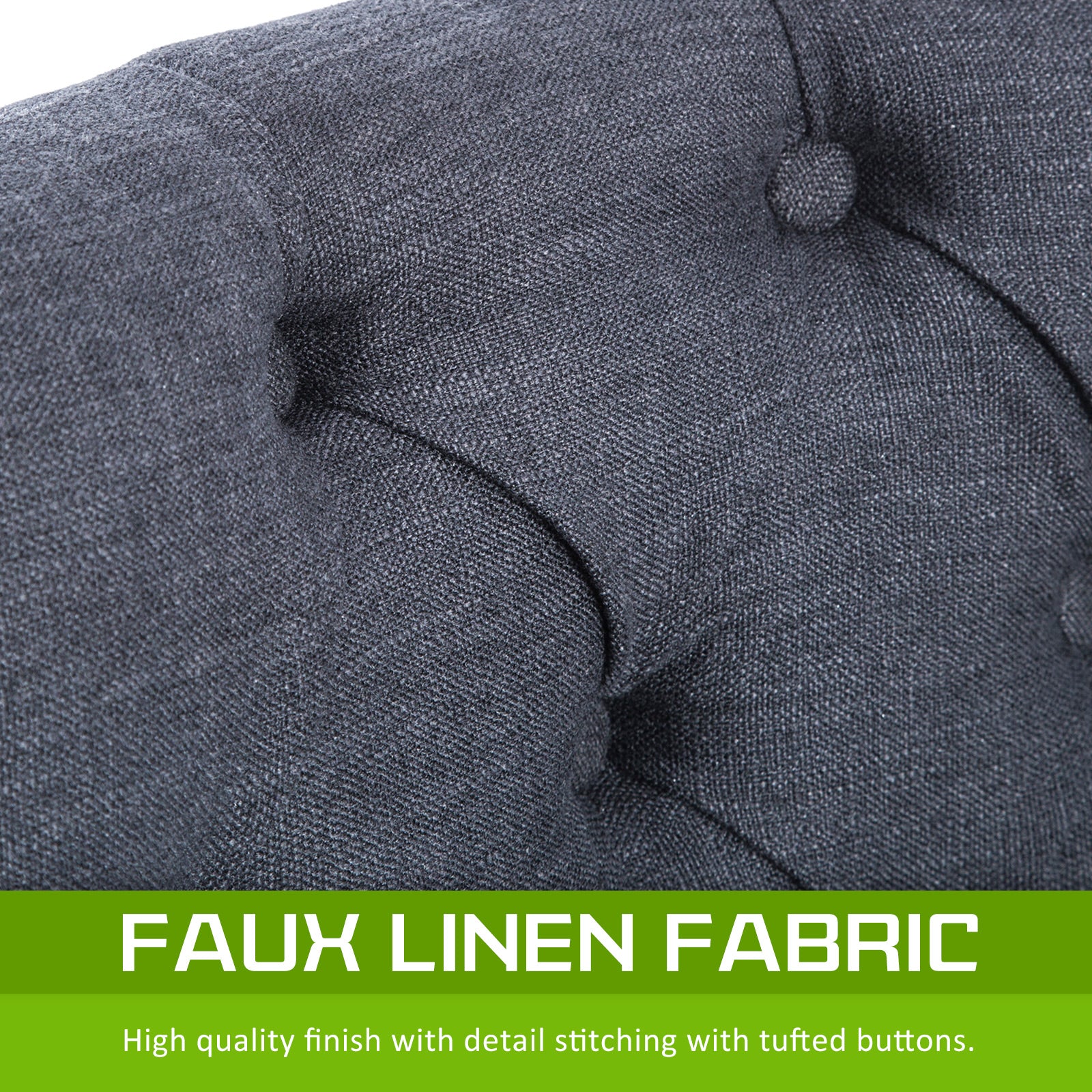 Sybil Set of 2 French Provincial Dining Chair Oak Leg - Black - Nurns