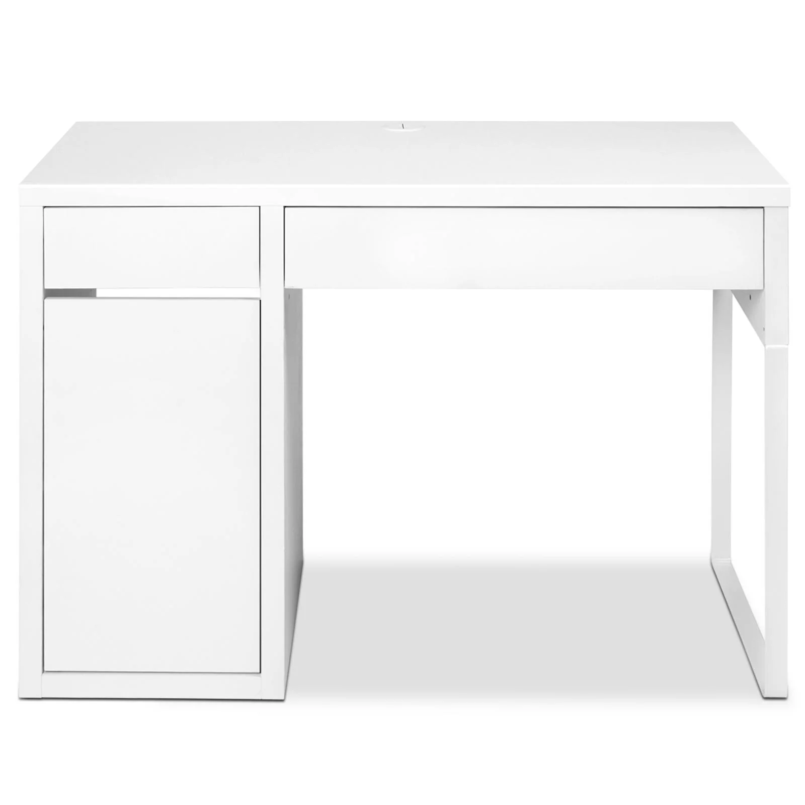 Artiss Computer Desk Drawer Cabinet White - Nurns