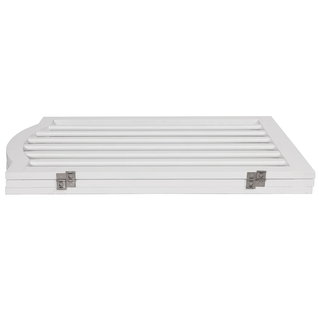 PaWz Wooden Pet Gate Dog Fence Safety White - Nurns