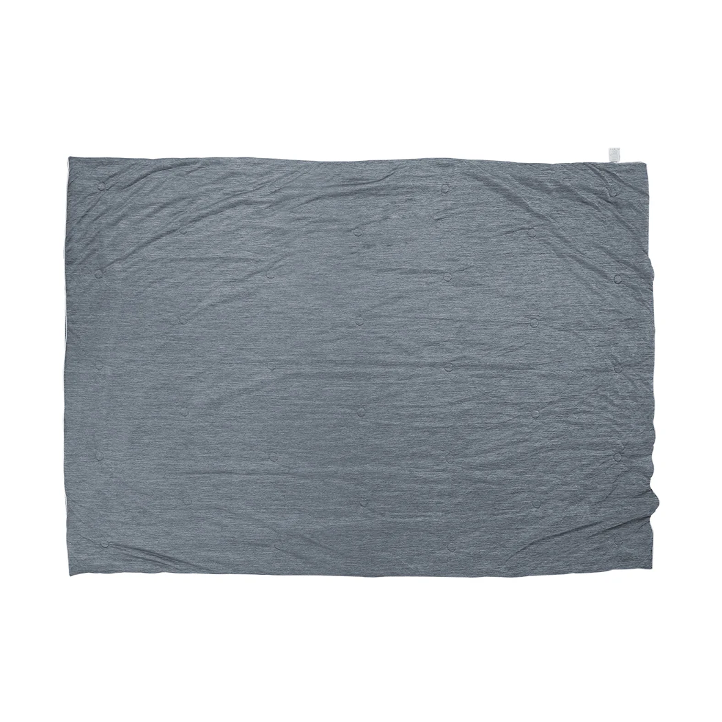 Whelan Throw Soft Blanket 240x210cm Cooling Summer - Grey - Nurns