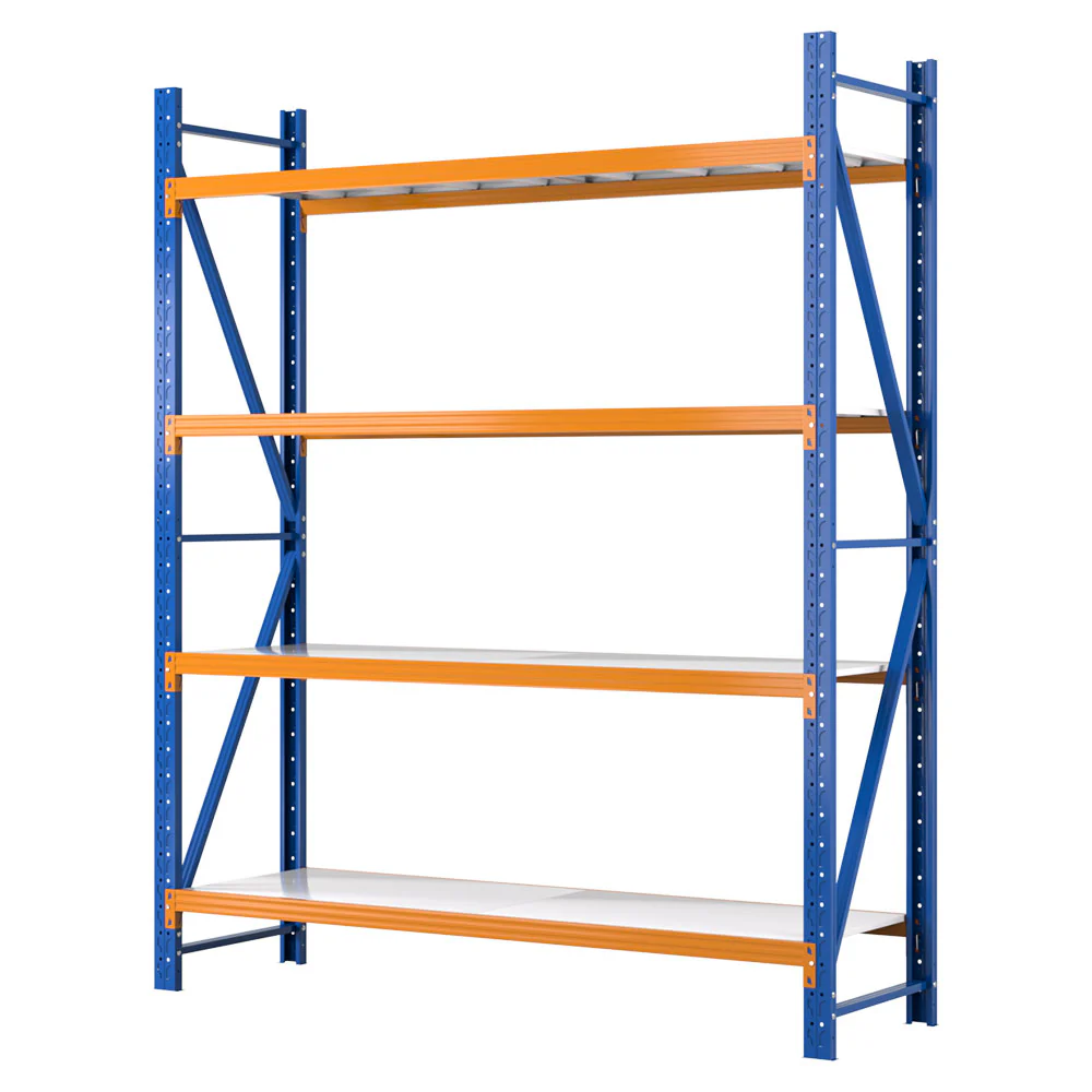 Giantz 2.4Mx2M Garage Shelving Warehouse Rack Pallet Racking Storage Shelf Blue - Nurns