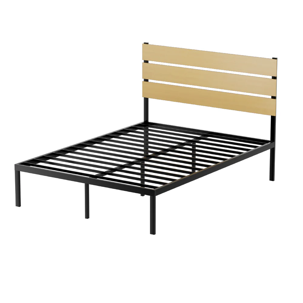 Hayden Metal Bed Frame - Black Double - Nurns