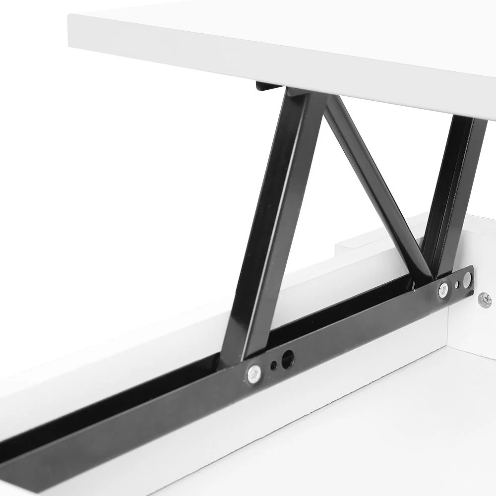 Lift Up Top Mechanical Coffee Table - White - Nurns