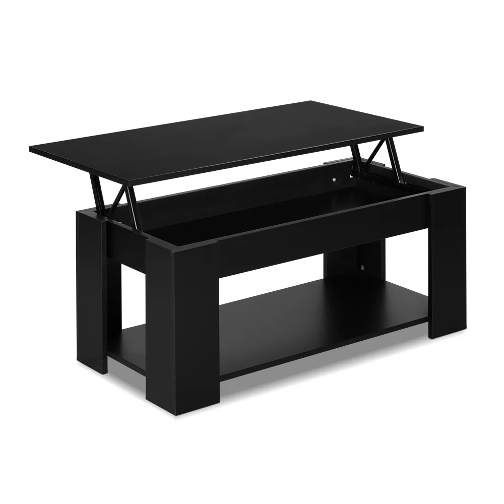 Icarion Coffee Table Lift-top - Black - Nurns