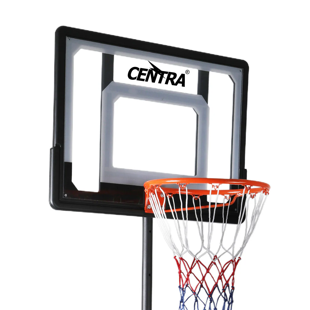 Basketball Stand Hoop System Ring Portable 2.1M Adjustable Height Kids In Ground - Nurns