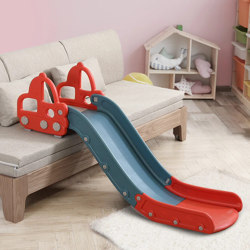 Kid Slide 135cm Long Slide Activity Centre Toddlers Play Set Toy Playground Play - Nurns