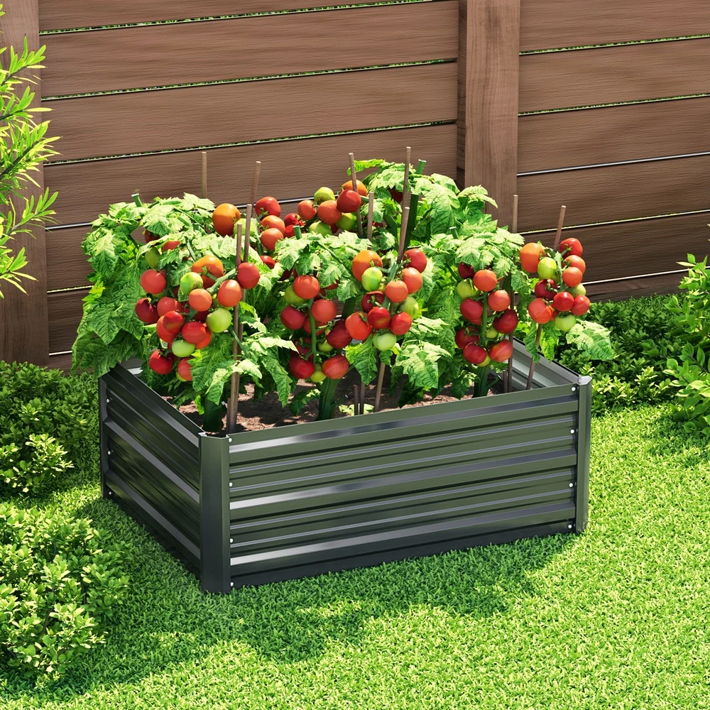 Garden Bed 80x60x30cm Planter Box - Nurns