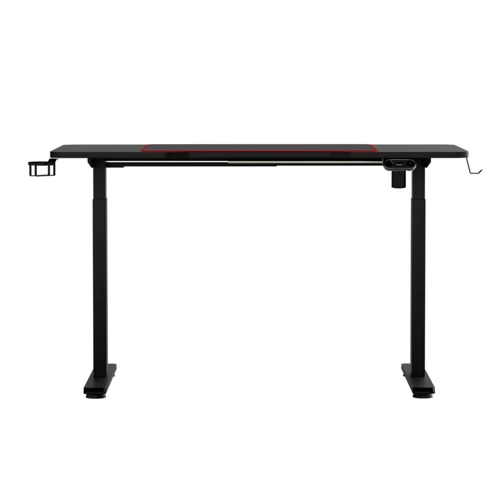 Artiss Gaming Desks Standing Desk Motorised 140cm Black - Nurns