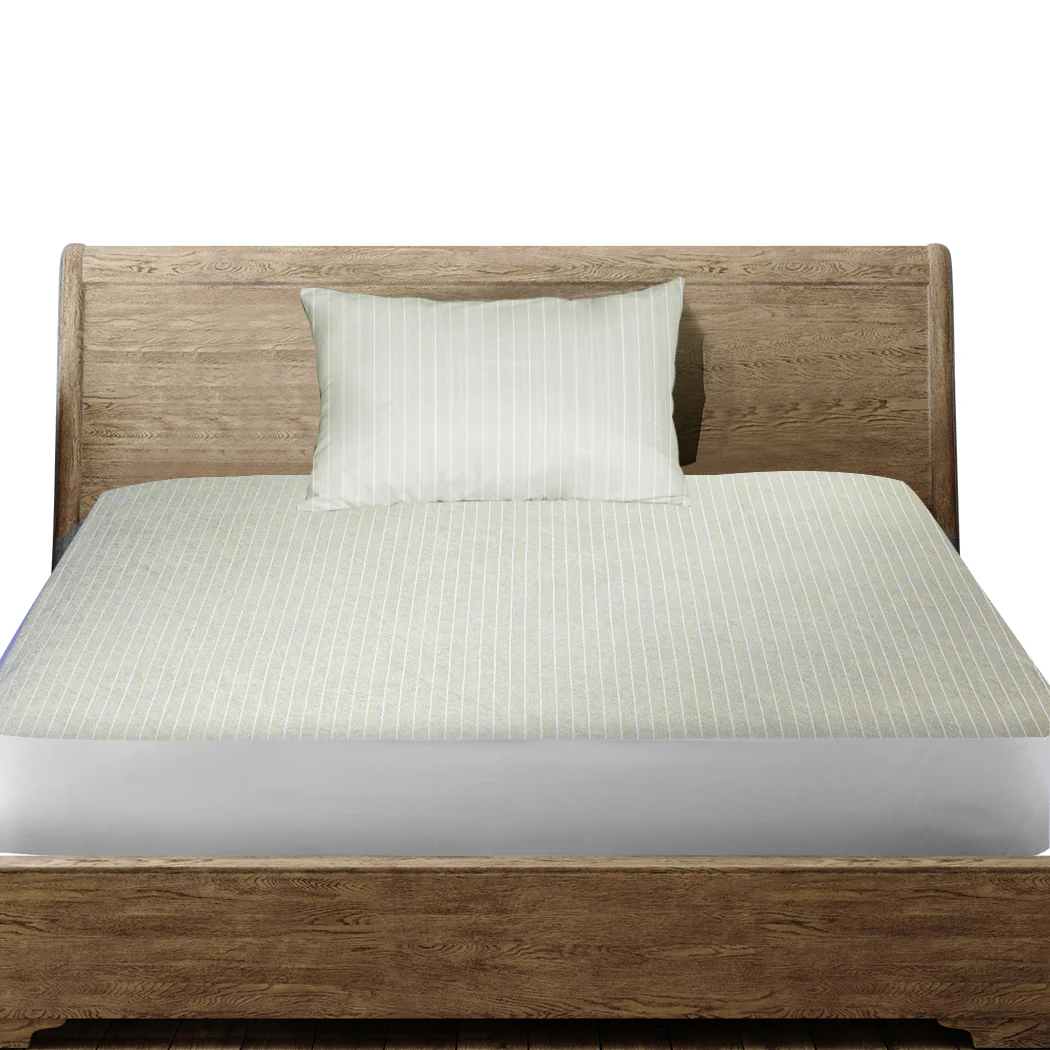 King Single DreamZ Ks Mattress Protector Pillowcases Grey - Nurns