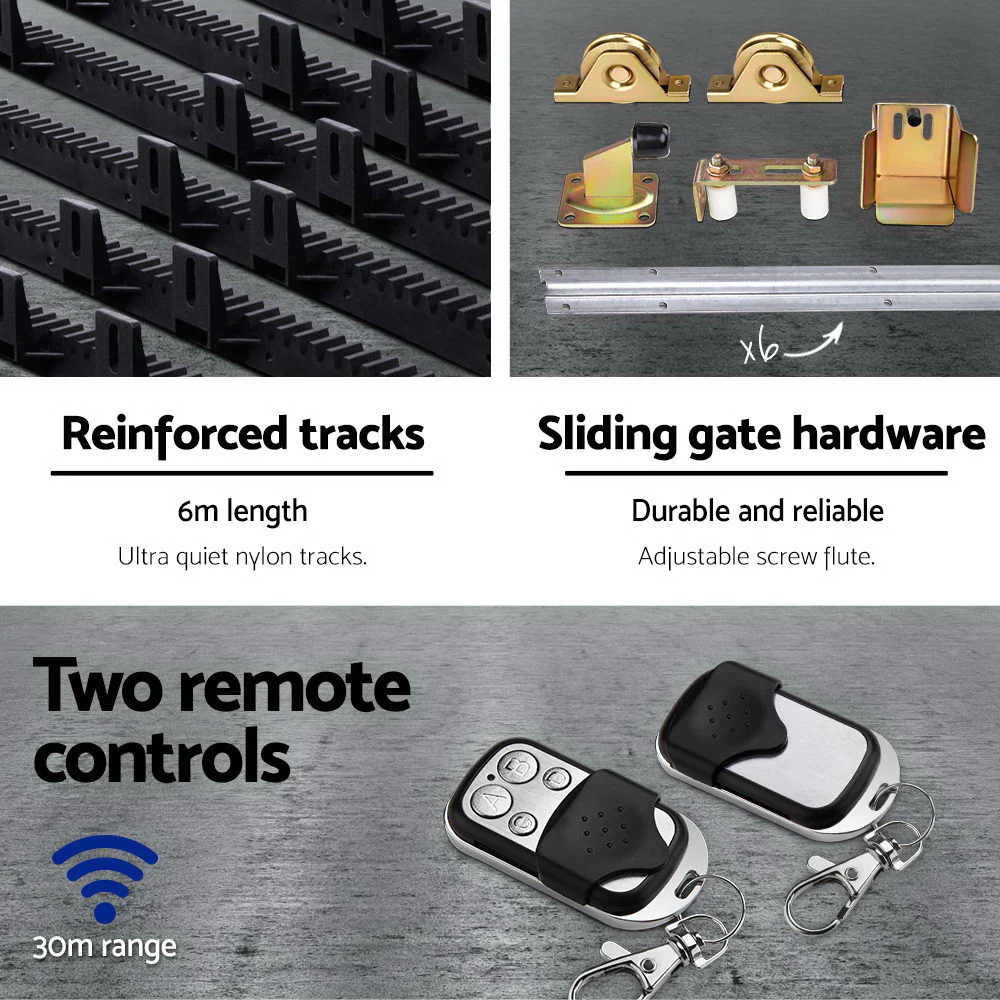 Automatic Sliding Gate Opener & Hardware Kit - Nurns