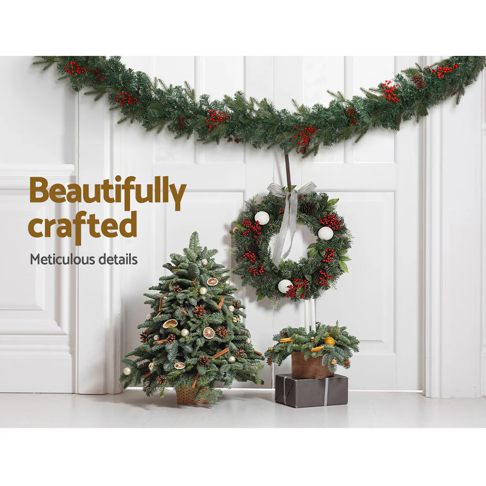 Christmas Garland with Wreath Set - Nurns
