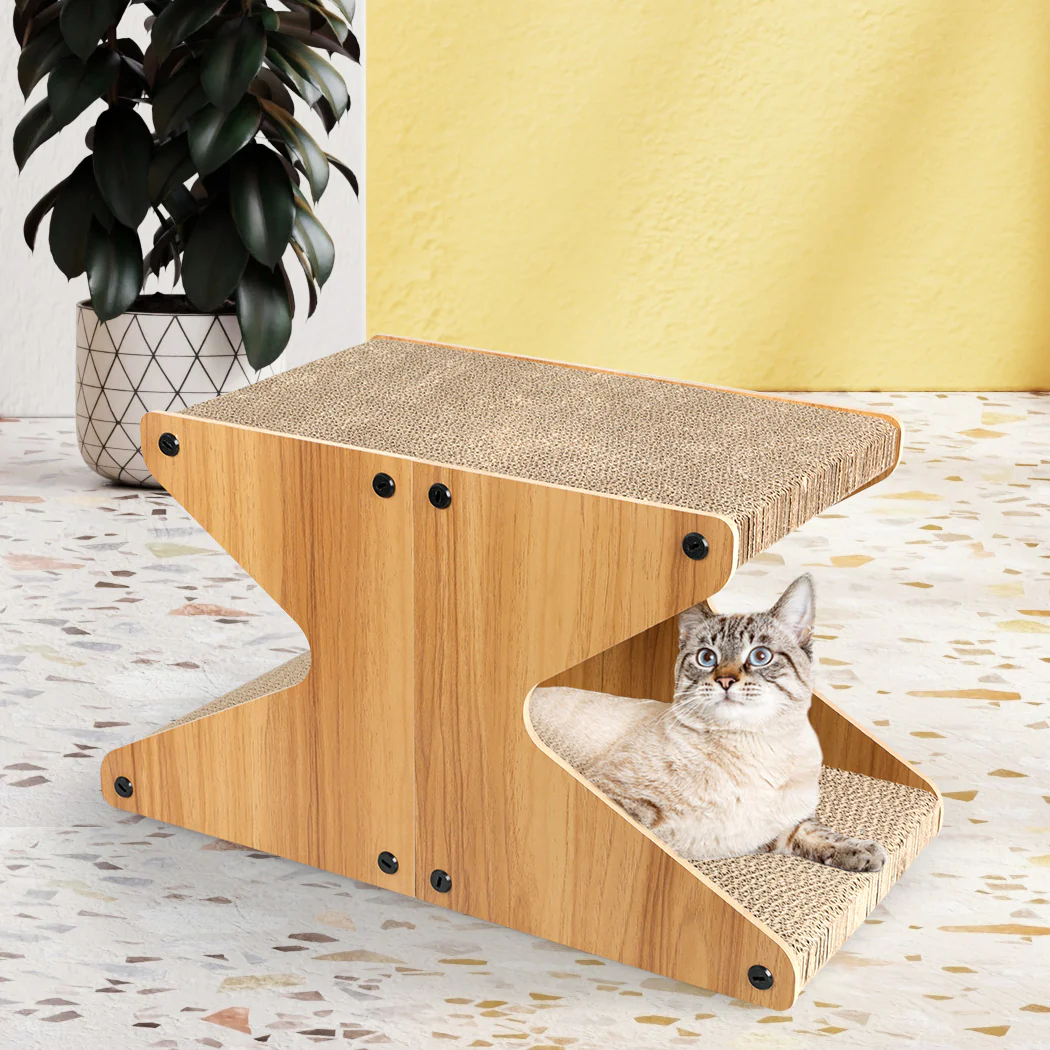 Cat Scratching Scratcher Board Cat Tree Pad Lounge Toy Corrugated Cardboard - Nurns