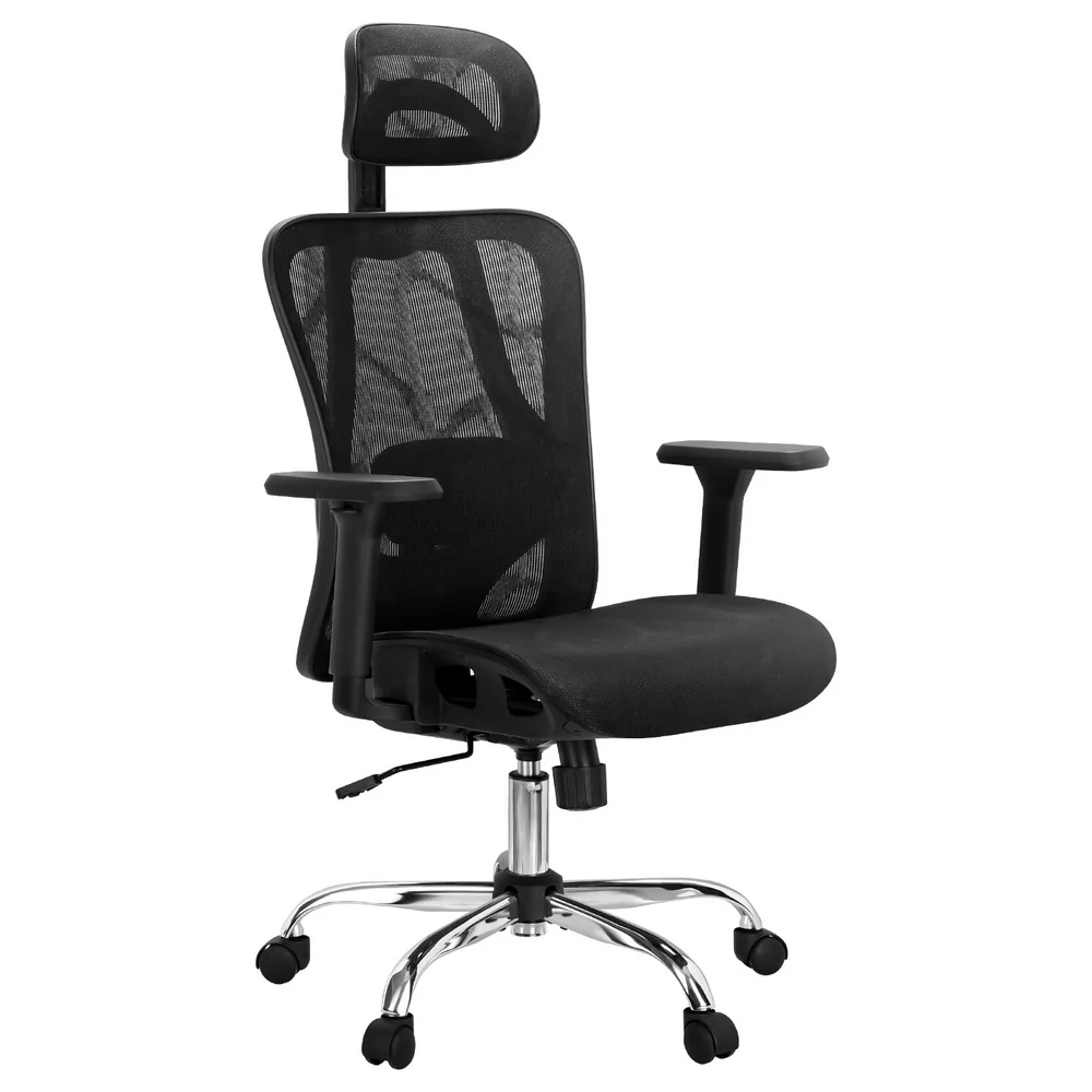 Artiss Ergonomic Office Chair Recline Black - Nurns