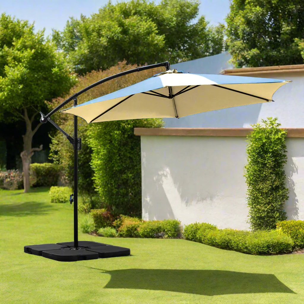 Mountview 3M Outdoor Umbrella Cantilever Grey - Nurns