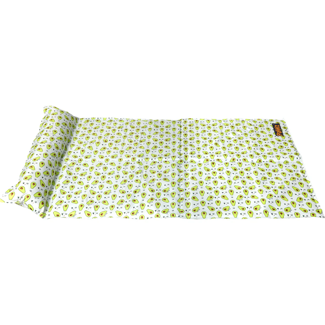 LARGE Dog Beds Pet Cooling Mat Gel Non-Toxic - Yellow - Nurns