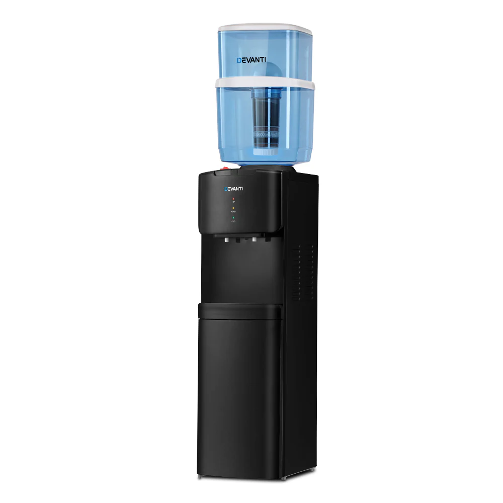 Devanti Water Cooler Dispenser Stand 22L Bottle Black - Nurns