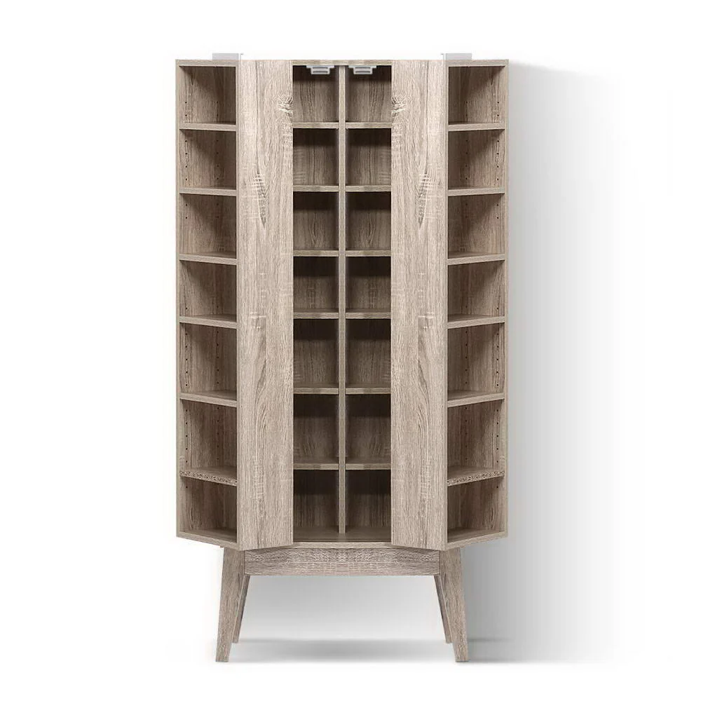 Artiss Bookshelf Cd Storage Rack - Berg Oak - Nurns