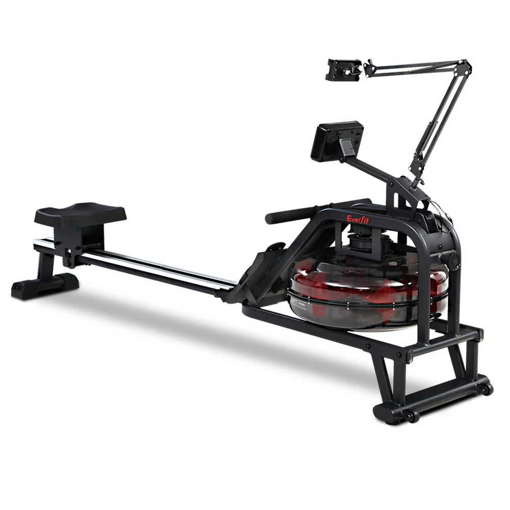 Everfit Rowing Exercise Machine Rower Water Resistance Fitness Gym Home Cardio - Nurns