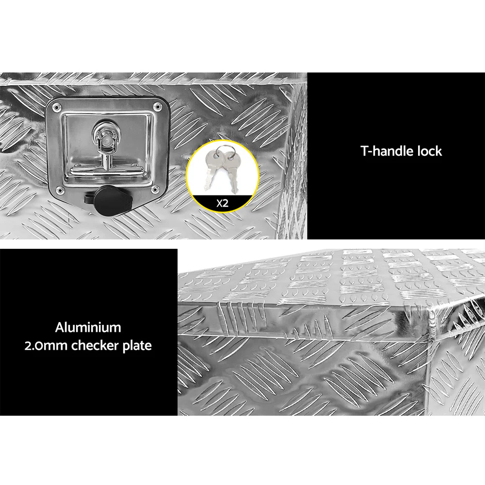 Aluminium Ute Tool Box Storage Lock Box Ute Trailer Vehicle Truck - Nurns