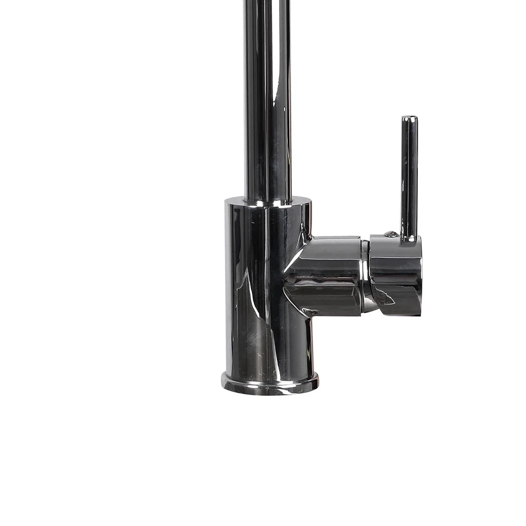 Kitchen Faucet Extender Tap Pull Out Brass Mixer Taps Sink Vanity Swivel Wels Silver - Nurns