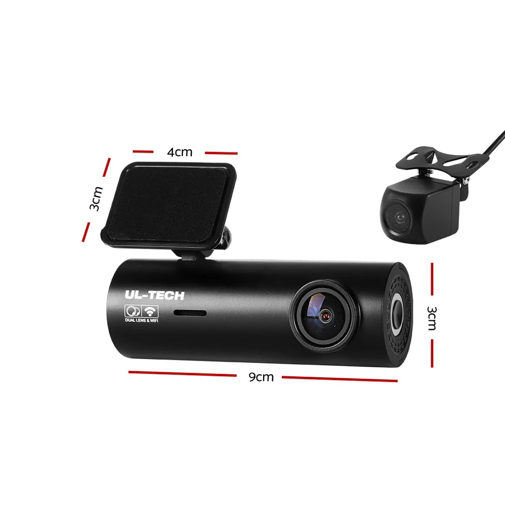 Dash Camera 4K Hidden Front Rear WIFI - Nurns
