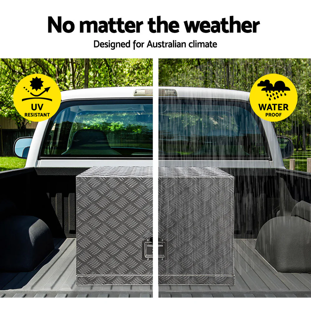 62x40x50cm Aluminium Tool box Ute Generator Toolbox Truck Trailer Canopy - Nurns