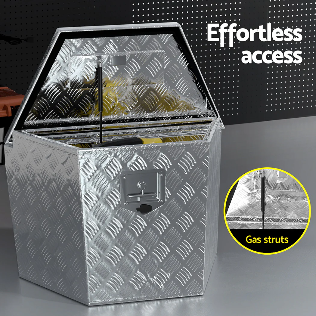 Aluminium Ute Tool Box Storage Lock Box Ute Trailer Vehicle Truck - Nurns