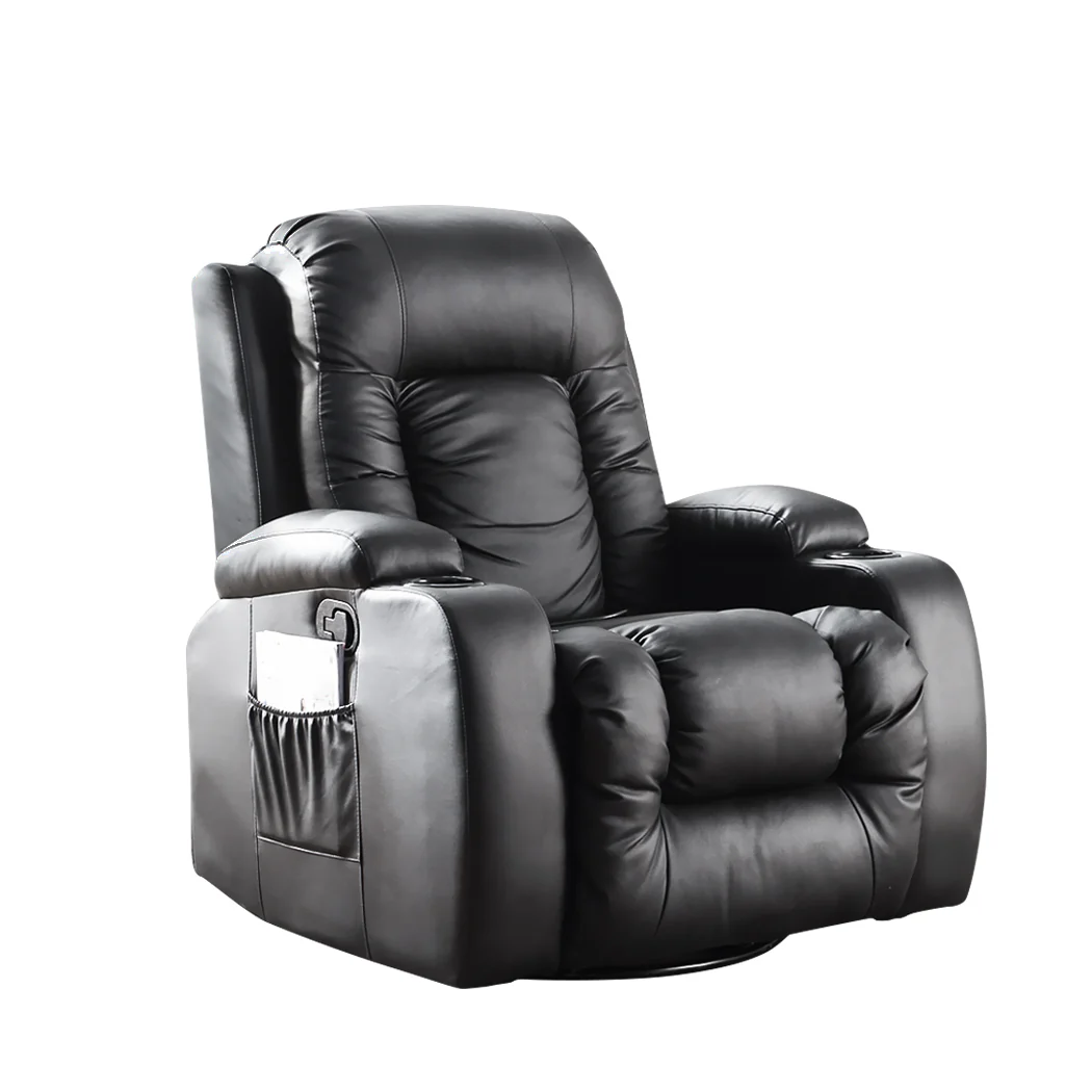Irene Electric Massage Chair Zero Gravity Chair Recliner Full Body Back Neck - Black - Nurns