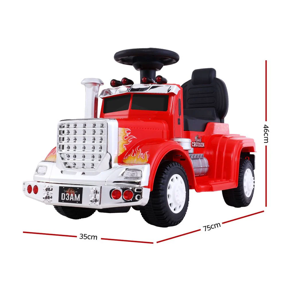 Ride On Cars Kids Electric Toys Car Battery Truck Childrens Motorbike Toy - Red - Nurns