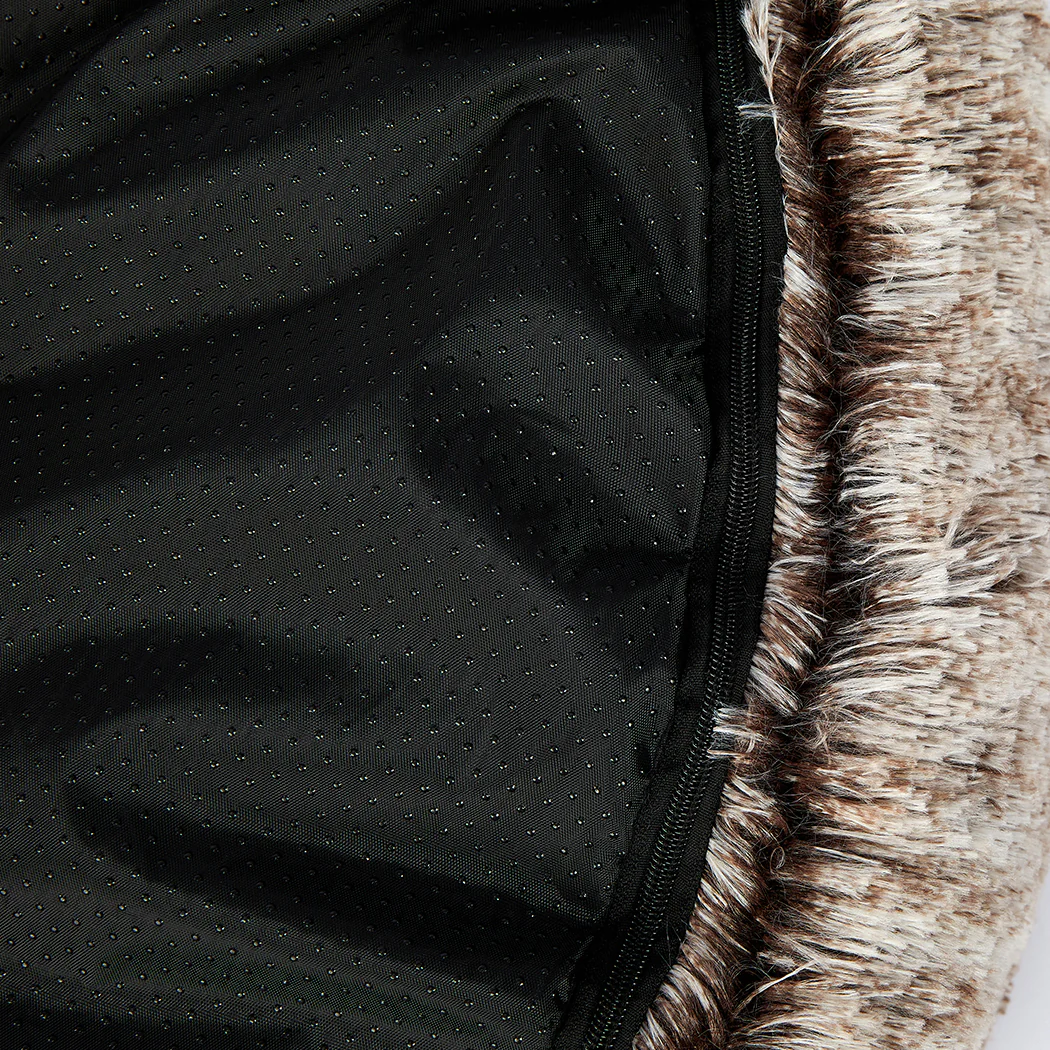 MEDIUM Dog Beds Replacement Cover For Calming - Brown - Nurns