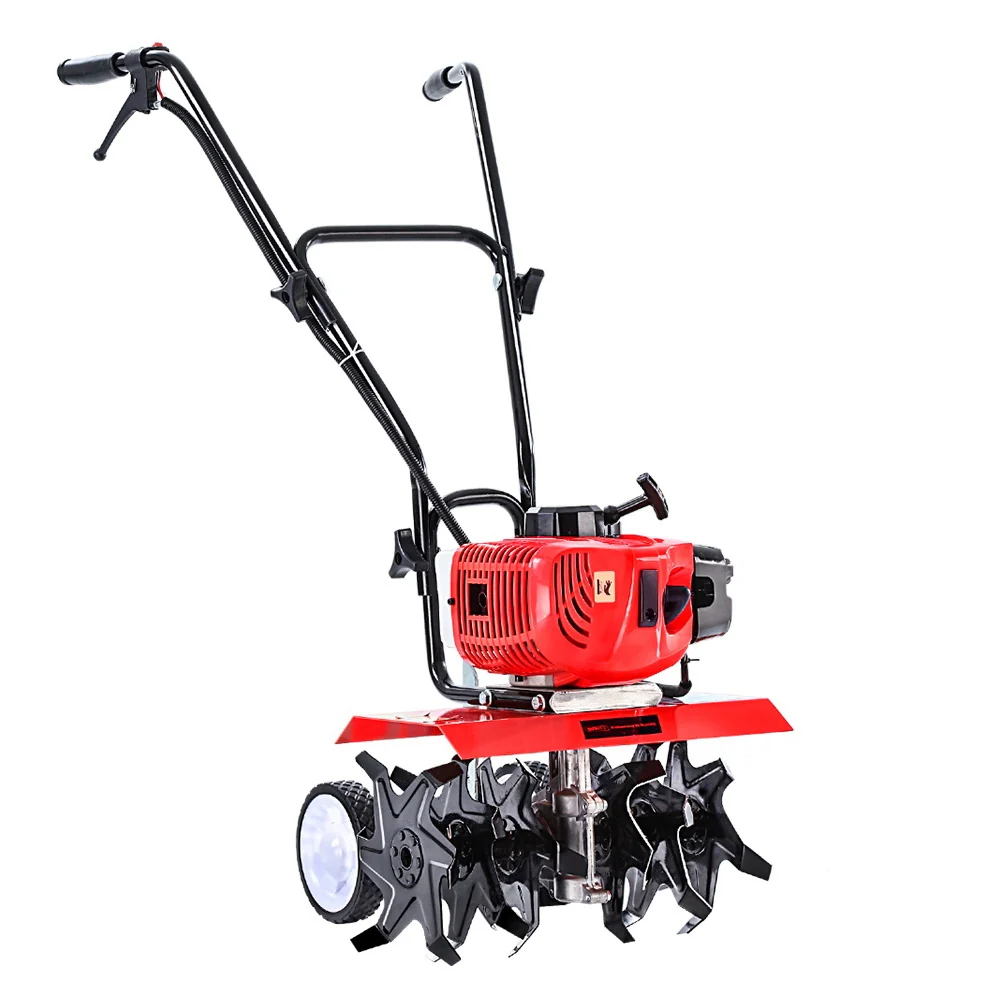88CC Tiller Rototiller Garden Cultivator 6 Blades Soil Power Rotary Hoe - Nurns